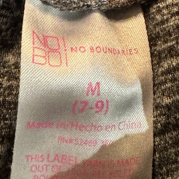 Gray Leggings with Lace Detail MEDIUM - Picture 3 of 4